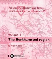 Population, economy and family structure in Hertfordshire in 1851