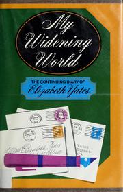 Cover of: My widening world
