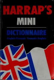 Cover of: Harrap's mini pocket French and English dictionary: French-English, English-French in one volume