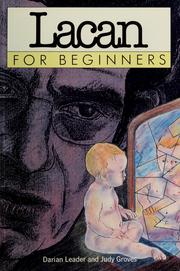 Lacan for beginners by Darian Leader
