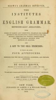 Cover of: Brown's grammar improved