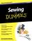 Cover of: Sewing for dummies
