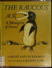Cover of: The raucous auk: a menagerie of poems.