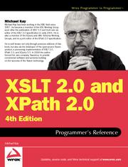 XSLT 2.0 and XPath 2.0 by Michael Kay
