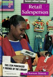 Cover of: Retail salesperson