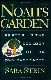 Cover of: Noah's Garden by Sara B. Stein