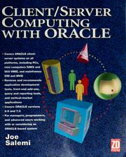 Cover of: Client/server computing with Oracle