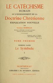 Cover of: Le catéchisme romain by Louis Georges Bareille