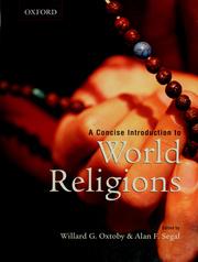 Cover of: A Concise introduction to world religions by edited by Willard G. Oxtoby & Alan F. Segal.