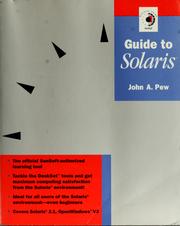 Cover of: Guide to solaris by John A. Pew