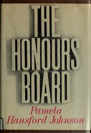 Cover of: The honours board.