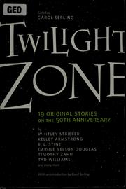 Cover of: Twilight zone anthology by edited by Carol Serling.
