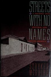 Cover of: Streets with no names
