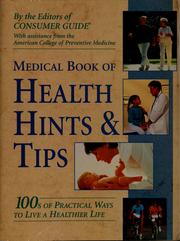 Cover of: Medical book of health hints & tips by American College of Preventive Medicine