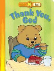 Cover of: Thank You, God