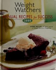 Cover of: Weight Watchers magazine annual recipes for success 2000