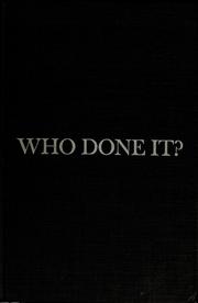 Cover of: Who done it? by Ordean A. Hagen