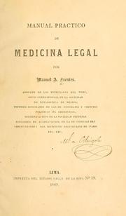 Cover of: Manual practico de medicina legal