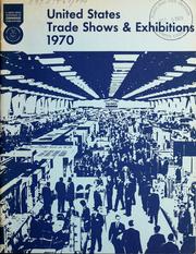 Cover of: United States trade shows & exhibitions 1970