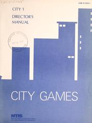 Cover of: City 1: director's manual