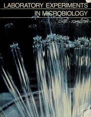 Cover of: Laboratory experiments in microbiology