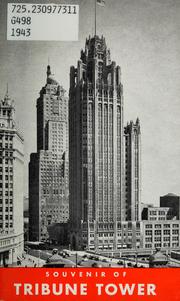 Cover of: Glimpses of Tribune Tower: presented as a souvenir of your visit to the home of the world's greatest newspaper