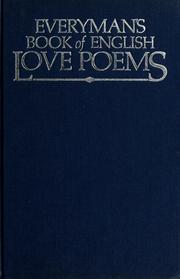 Cover of: Everyman's book of English love poems by edited by John Hadfield.