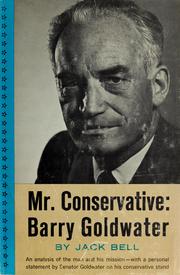 Cover of: Mr. Conservative: Barry Goldwater.