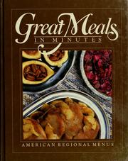 Cover of: American regional menus. by 