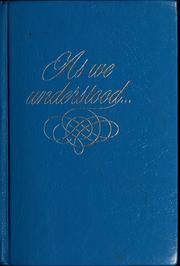 Cover of: As we understood--: a collection of spiritual insights by Al-Anon and Alateen members.