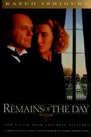 Cover of: The Remains of the Day by Kazuo Ishiguro