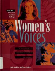 Cover of: Women's Voices: A Documentary History of Women in America, Vol. 1 & 2 (Women's Reference Library)