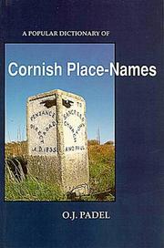 A popular dictionary of Cornish place-names