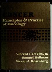 Cover of: Cancer: Principles & Practice of Oncology