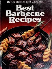 Cover of: Best barbecue recipes by [editor, Marcia Stanley].