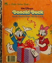 Cover of: Walt Disney's Donald Duck: some ducks have all the luck.