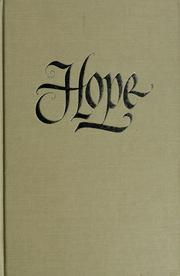 Cover of: Hope by Ezra Taft Benson ... [et al.].