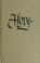 Cover of: Hope