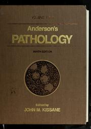 ANDERSON'S PATHOLOGY by JOHN M. KISSANE, John M. Kissane