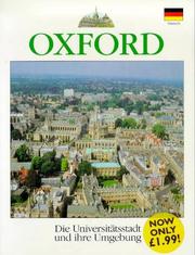 Cover of: Oxford: German Edition (Pevensey Heritage Guides)