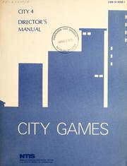 Cover of: City 4: director's manual
