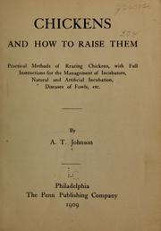 Cover of: Chickens and how to raise them