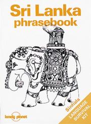 Sri Lanka phrasebook by Margit Meinhold