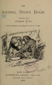 Animal Story Book (1914) by Andrew Lang