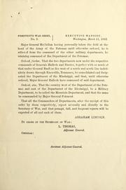 Cover of: President's war order