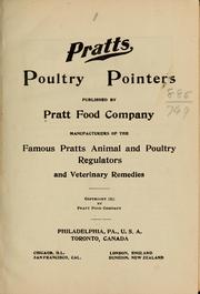 Cover of: Pratts poultry pointers by Pratt Food Company.