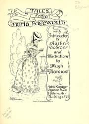 Cover of: Tales from Maria Edgeworth