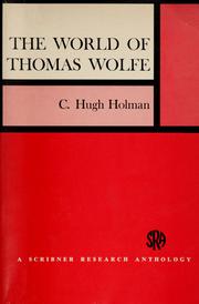Cover of: The world of Thomas Wolfe