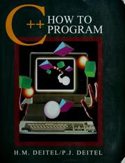 Cover of: C[plus plus]: how to program