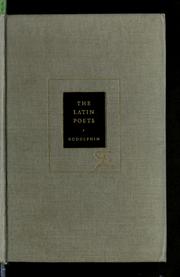 Cover of: The Latin poets. by Francis Richard Borroum Godolphin